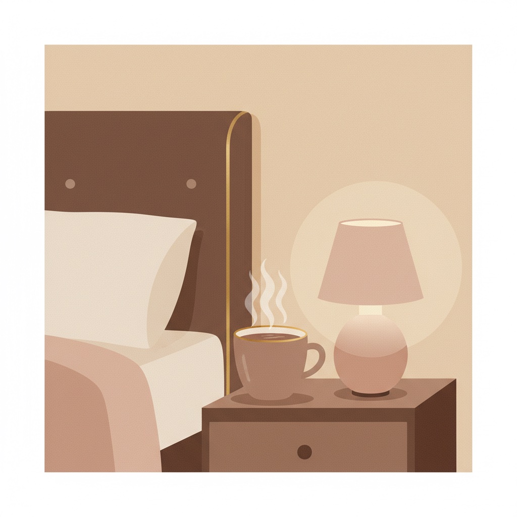 Café e álcool longe da noite