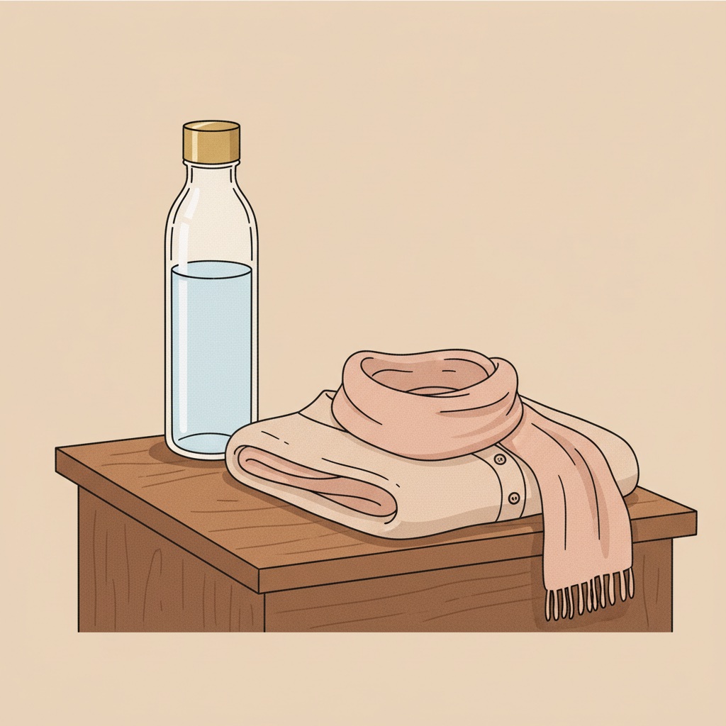 Roupa em camadas e água por perto